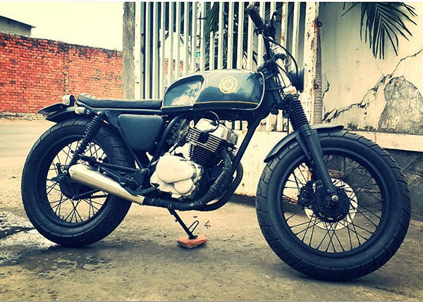 Hình ảnh bé Honda LA250 độ Tracker nhẹ