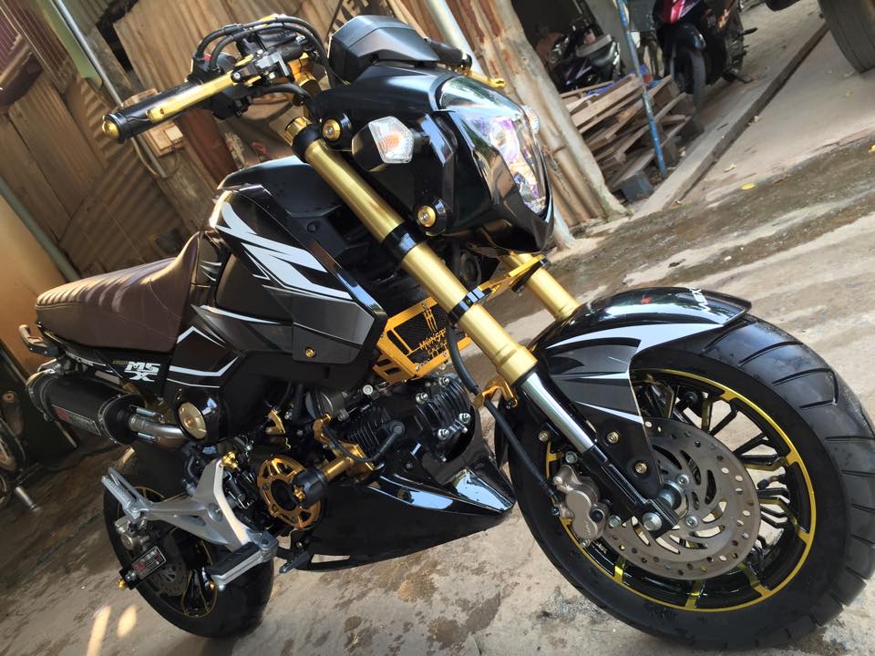 Ngắm MSX 125 nổi bật lên đồ nhẹ nhàng
